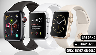 4G or GPS Apple Watch in 4 Sizes - Generation 1, Series 2 or Series 4