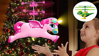 Unicorn or Dinosaur Remote Control Drone Toy