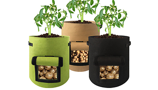 Vegetable Grow Bag With Side Window - 3 Colours