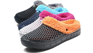 Unisex Fleece Lined Indoor Slippers - 4 Colours