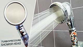 3 Modes Adjustable High Pressure Shower Head - 2 Colours