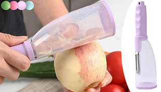 Vegetable Peeler with Food Waste Container - 4 Colours