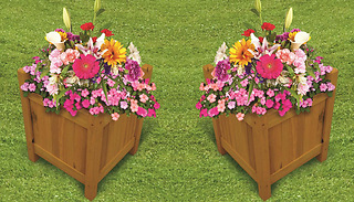 1 or 2 Wooden Garden Planters 