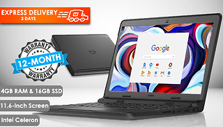 Dell Chromebook 3120 11.6-Inch Intel Celeron 4GB Ram & 16GB SSD