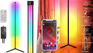 USB Powered Colour Changing LED Standing Lamp - 3 Sizes & 2 Colours