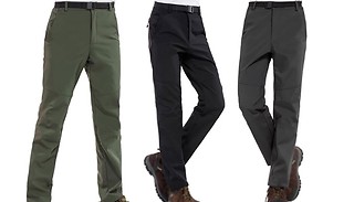 Women's Fleece-Lined Waterproof Trousers - 4 Colours & 5 Sizes