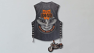 Motorcycle Pendulum Swinging Wall Clock