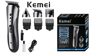 3-in-1 Waterproof Electric Cordless Hair Clipper, Trimmer & Razor