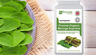 2 Month Supply of Prowise Moringa Oleifera Tablets - 120 Capsules