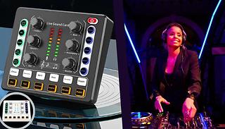Digital Audio Mixer for Live Streaming - 2 Colours