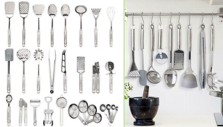 Home Hero 29-Piece Stainless Steel Kitchen Utensils Set