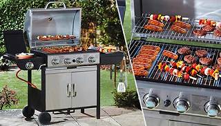 Blazebox 5-Burner Gas Barbecue with Thermometer