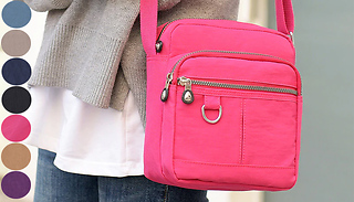 Waterproof Cross Body Shoulder Bag - 8 Colours