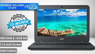 Acer C731 Chromebook 16GB SSD & 4GB RAM