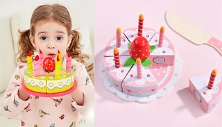 Wooden Cake Toy Set - 2 Colours 