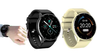 ZL02D Round Exercise Monitor Smart Watch - 2 Colours