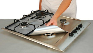 Non-Stick Reversible Hob Protectors - 4, 8 or 12-Pack