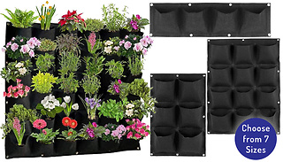 Non-Woven Pocket Wall Planter - 7 Sizes & 2 Colours