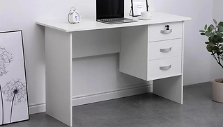 Bristol White Computer Storage Desk