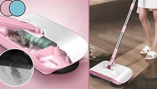 All-in-One Hand Push Sweeper - 2 Colours 