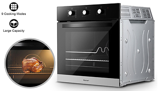 Tempered Glass Electric Fan Oven