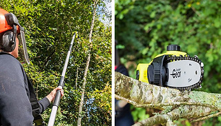 20V Telescopic Garden Chainsaw with Battery - 2 Options
