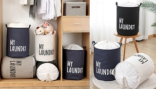 Drawstring Waterproof Laundry Bag - 3 Colours, 2 Sizes 