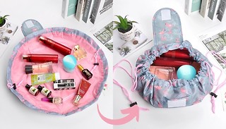 Large-Capacity Drawstring Beauty Bag - 15 Designs