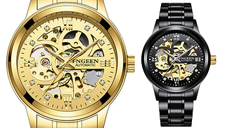 Men’s Automatic Skeleton Watches - 2 Colours