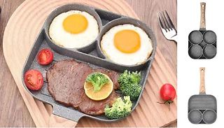 3 or 4 Section Non-Stick Frying Pan 