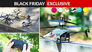 Remote-Control Flying Helicopter Drone - 6 Colours