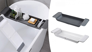 Extendable Bath Caddy - 2 Colours
