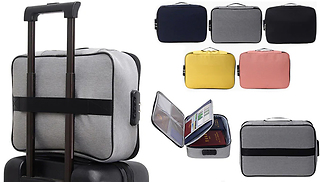 Dual-Layer Lockable Document Storage Box - 3 Colours