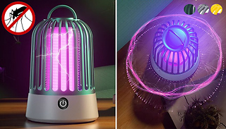 Anti-Mosquito Zapper Wired or Wireless Lantern Light - 3 Colours