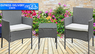 2-Seater Rattan Bistro Set
