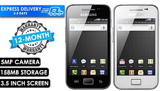 Samsung Galaxy Ace 3.5-Inch 158MB Unlocked - 2 Colours