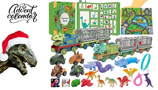 Christmas Dinosaur Advent Calendar - 2 Styles 