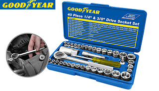 Goodyear 40-Piece Drive Socket Tool Set