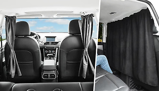 2 Car Divider Blackout Sunshade Curtains