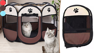 Portable Folding Pet Tent - 3 Colours & 2 Sizes