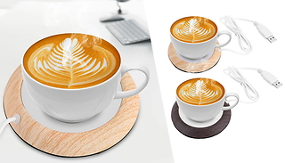 USB Heated Cup Coaster - 2 Colours