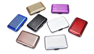 Protective Magnetic Card Holder Wallet - 5 Colours