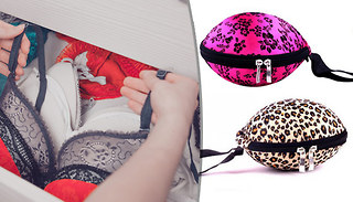Underwear Storage Bag - Pink Flower or Leopard Print