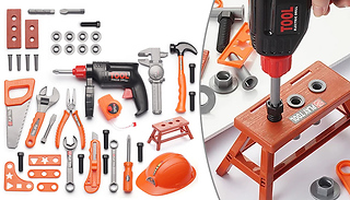 42-Piece Kids' Toolbox Play Set