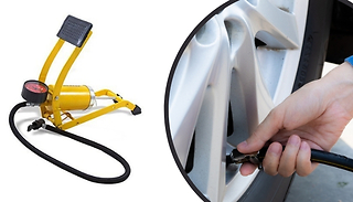 Foot Pump with Analogue Pressure Gauge