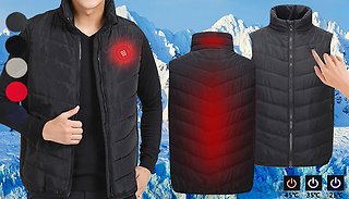 Unisex Thermal Electric USB Heated Gilet – 5 Colours & 6 Sizes