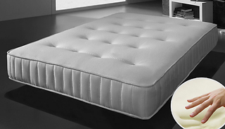 Cleo Memory Bonnell Sprung Mattress - 5 Sizes