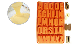 Silicone Alphabet Baking Mould