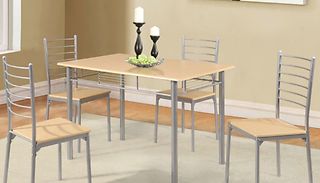 5-Piece Turin Wooden Dining Set