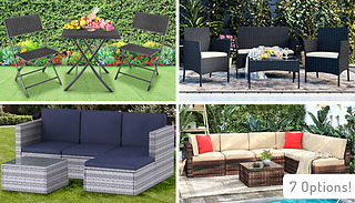 3-6 Piece Rattan Furniture Mega Bundle Set